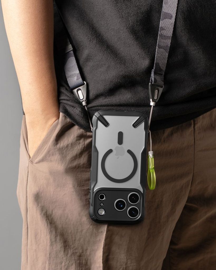 Ringke Fusion X MagSafe Cover til iPhone 18 Pro / 17 Pro - Sort