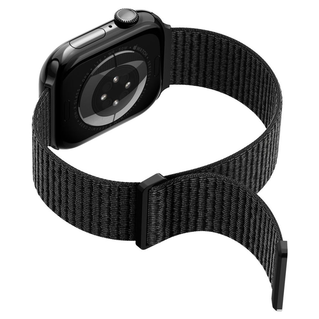 Spigen WBF01 Kellonranneke Apple Watch 44/45/46/49mm  - Musta