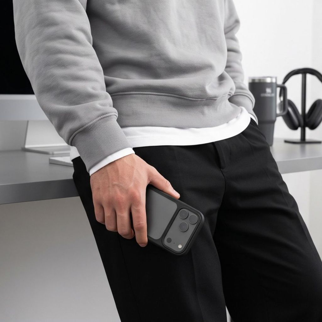 Tech-Protect Magmat CC -kuori till iPhone 18 Pro/17 Pro - Musta