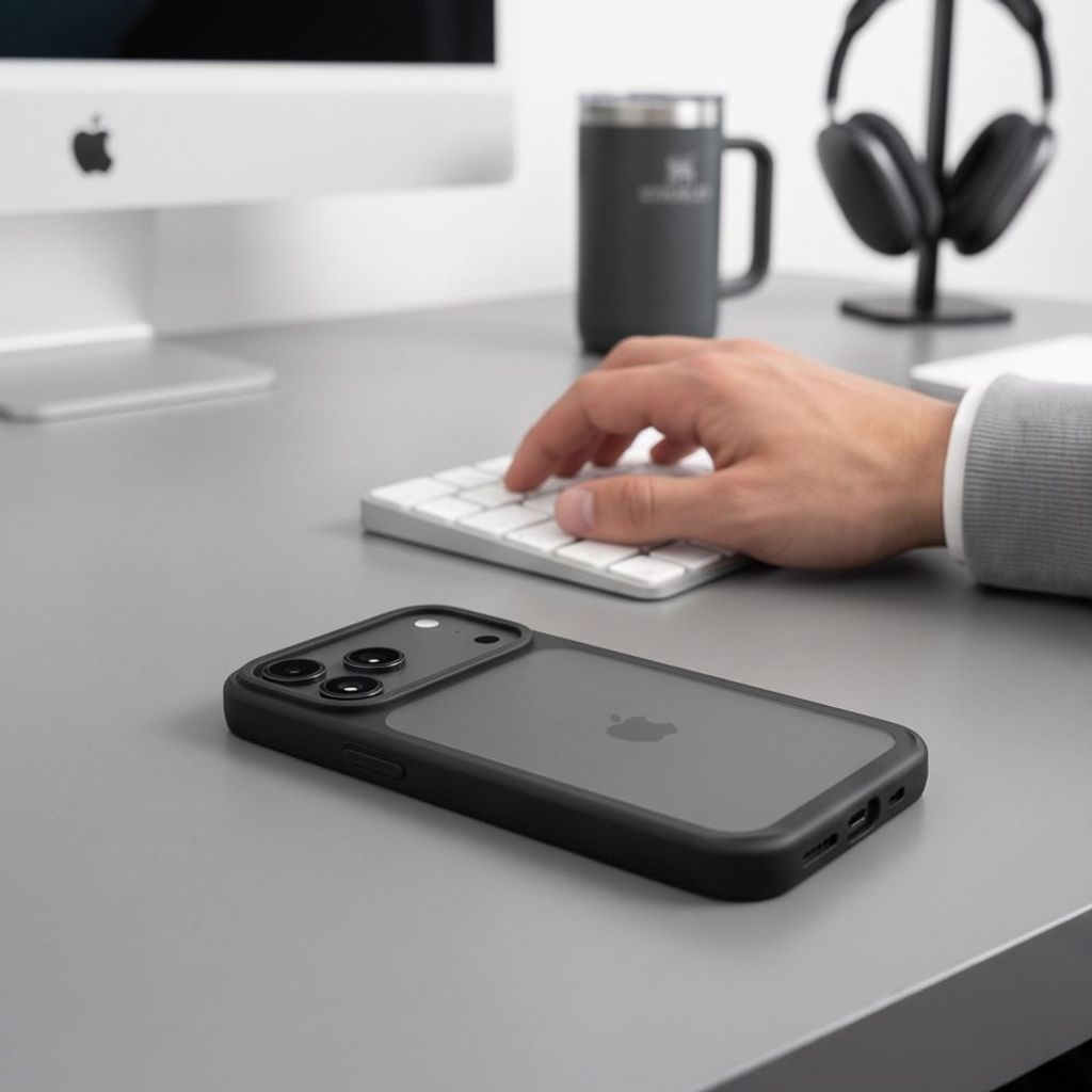 Tech-Protect Magmat CC -kuori till iPhone 18 Pro Max/17 Pro Max - Musta