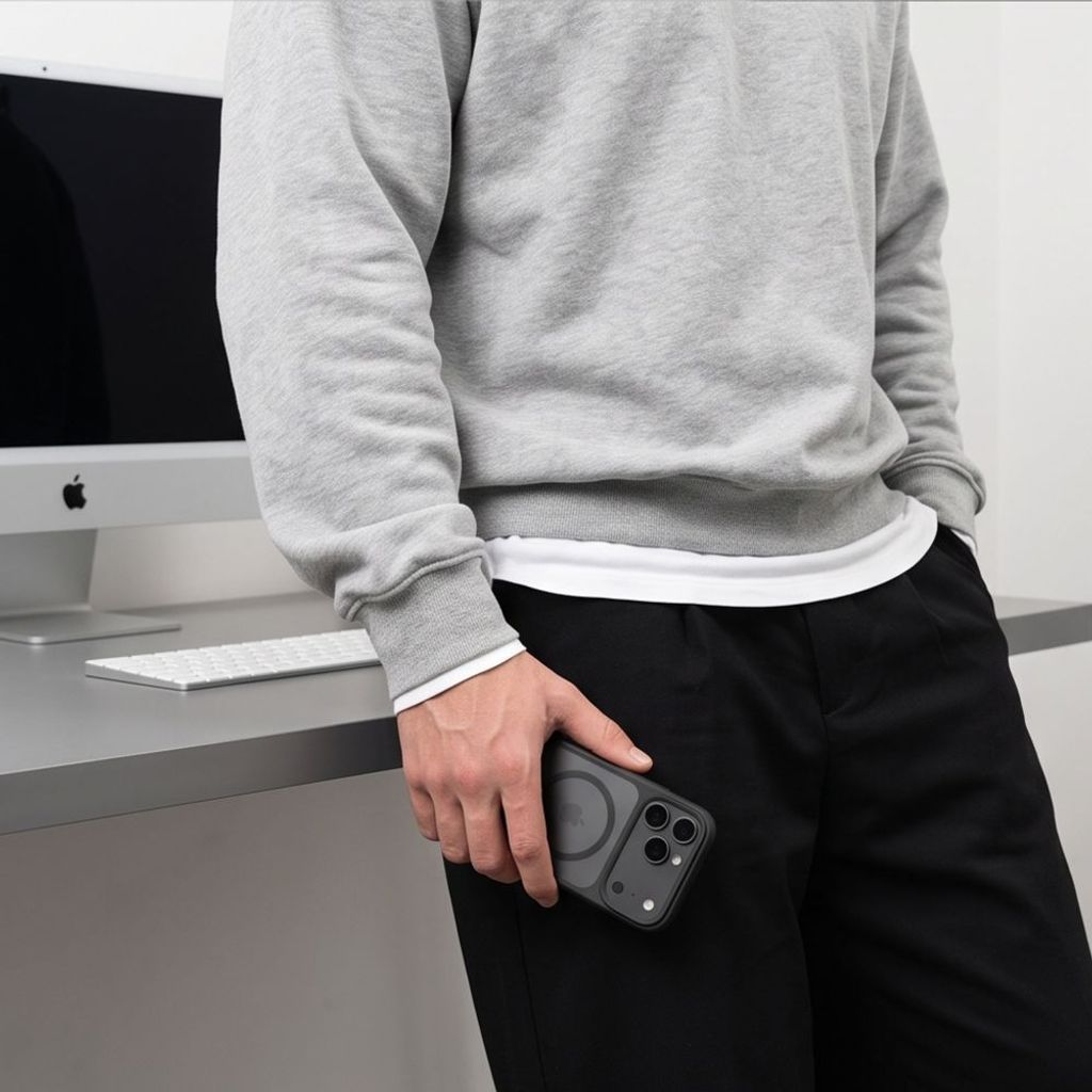 Tech-Protect Magmat MagSafe CC -kuori till iPhone 18 Pro Max/17 Pro Max - Musta