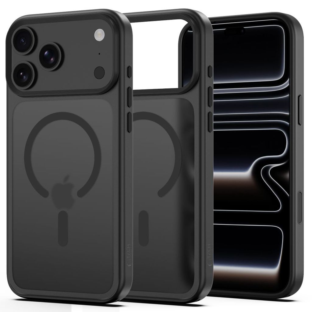 Tech-Protect Magmat MagSafe CC -kuori till iPhone 18 Pro/17 Pro - Musta