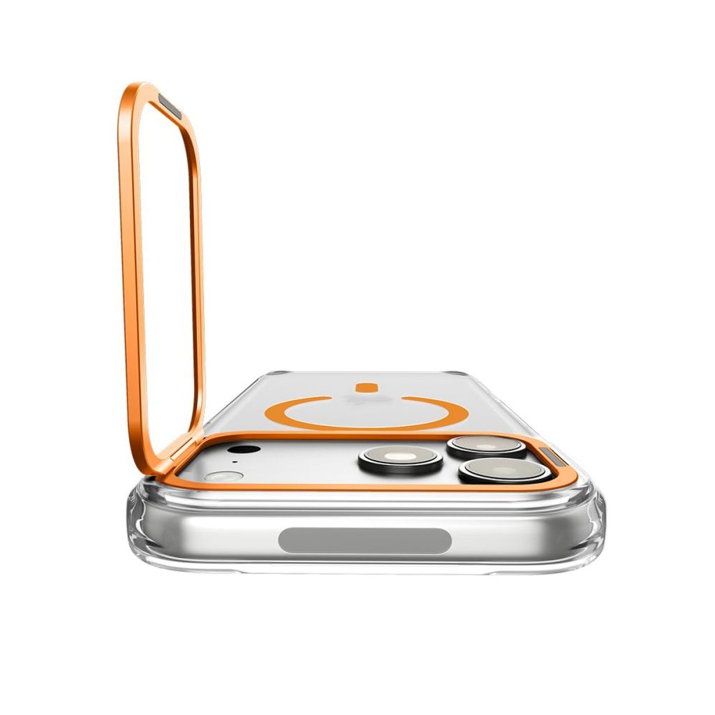 Spigen Ultra Hybrid Optik S MagSafe -kuori till iPhone 18 Pro/17 Pro - Oranssi