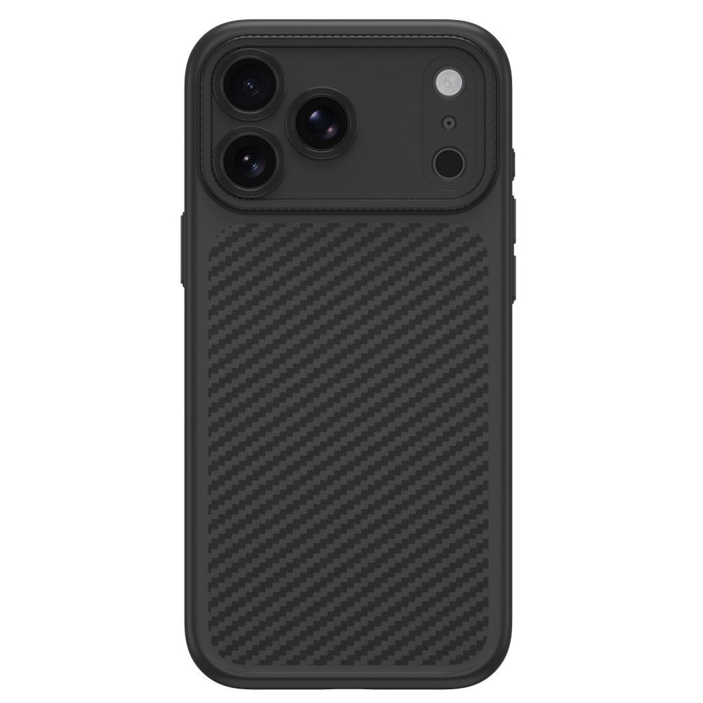 Tech-Protect MagCam MagSafe Carbon -kuori till iPhone 18 Pro/17 Pro - Musta