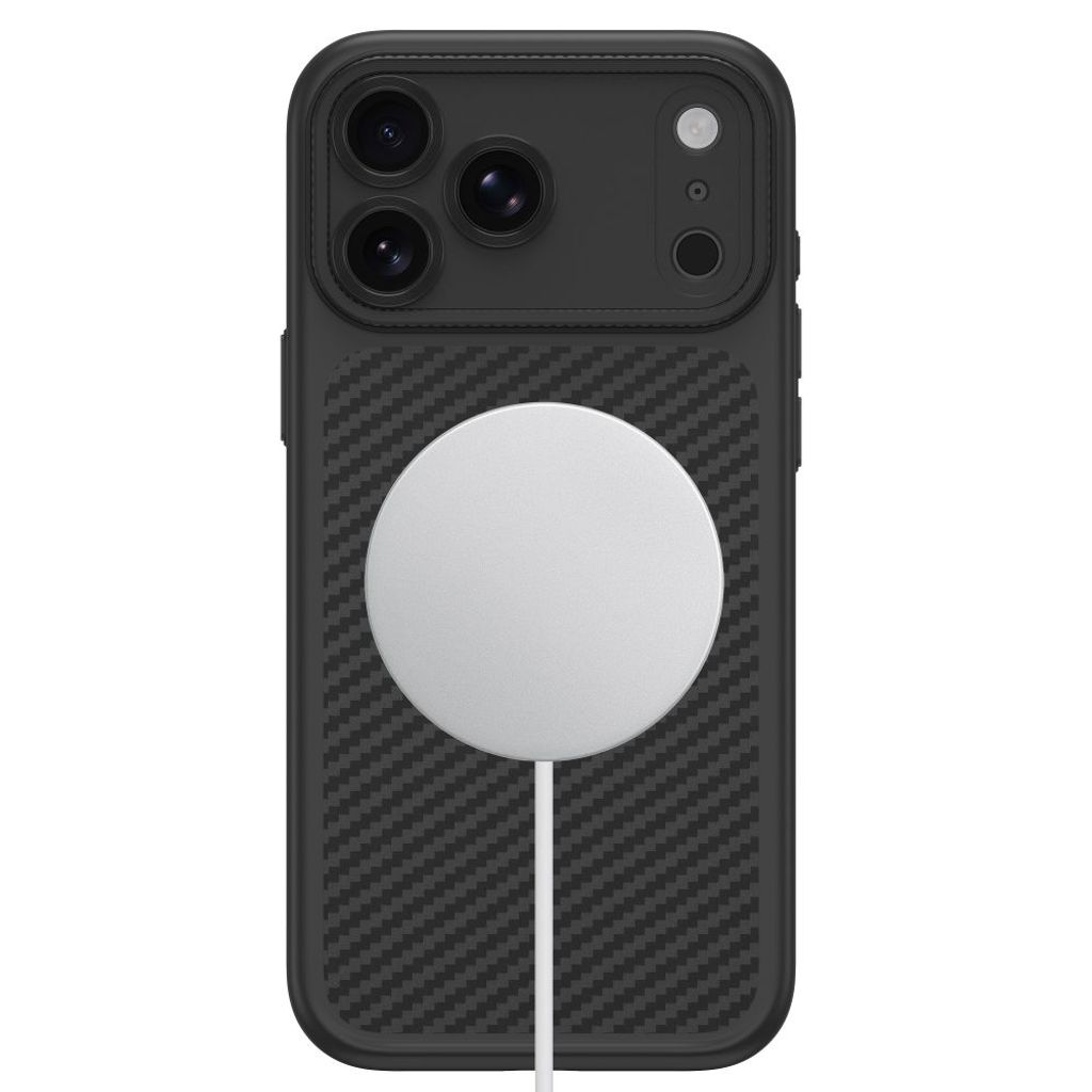 Tech-Protect MagCam MagSafe Carbon -kuori till iPhone 18 Pro Max/17 Pro Max - Musta