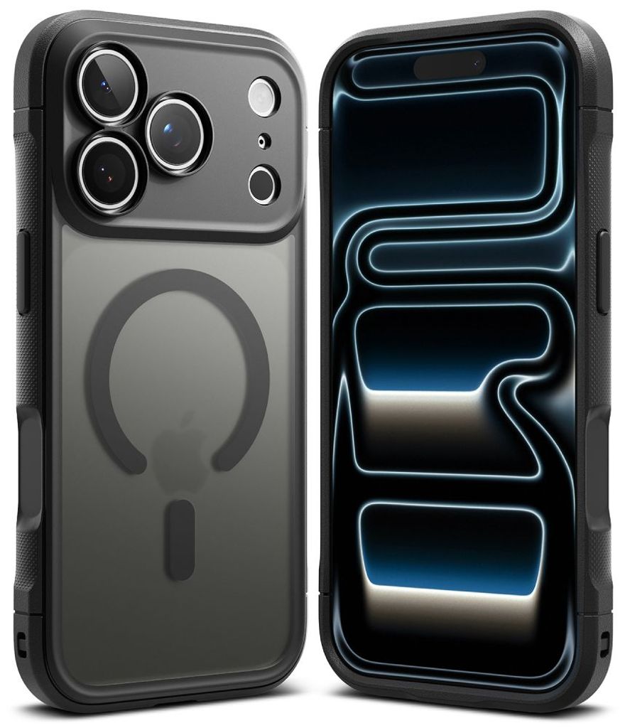 Ringke Fusion Bold MagSafe Cover til iPhone 18 Pro Max / 17 Pro Max - Mat Sort