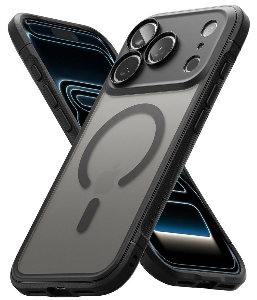 Ringke Fusion Bold MagSafe Cover til iPhone 18 Pro Max / 17 Pro Max - Mat Sort