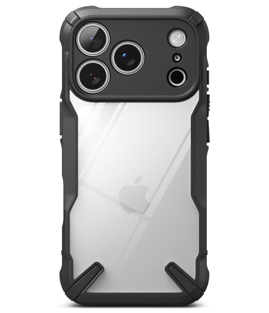 Ringke Fusion X Cover til iPhone 18 Pro Max / 17 Pro Max - Sort