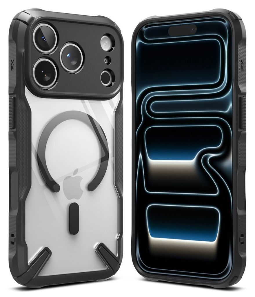 Ringke Fusion X MagSafe Cover til iPhone 18 Pro Max / 17 Pro Max - Sort