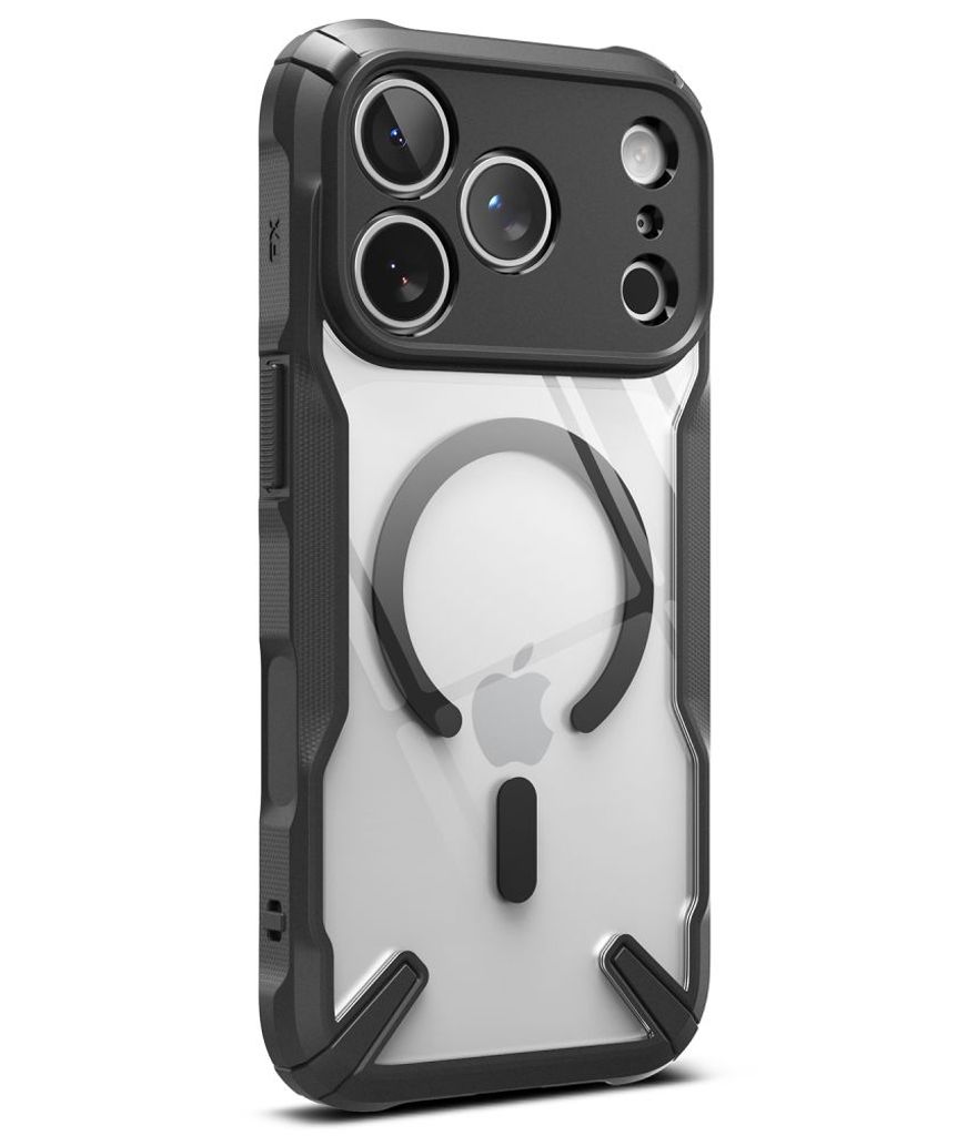 Ringke Fusion X MagSafe Cover til iPhone 18 Pro Max / 17 Pro Max - Sort