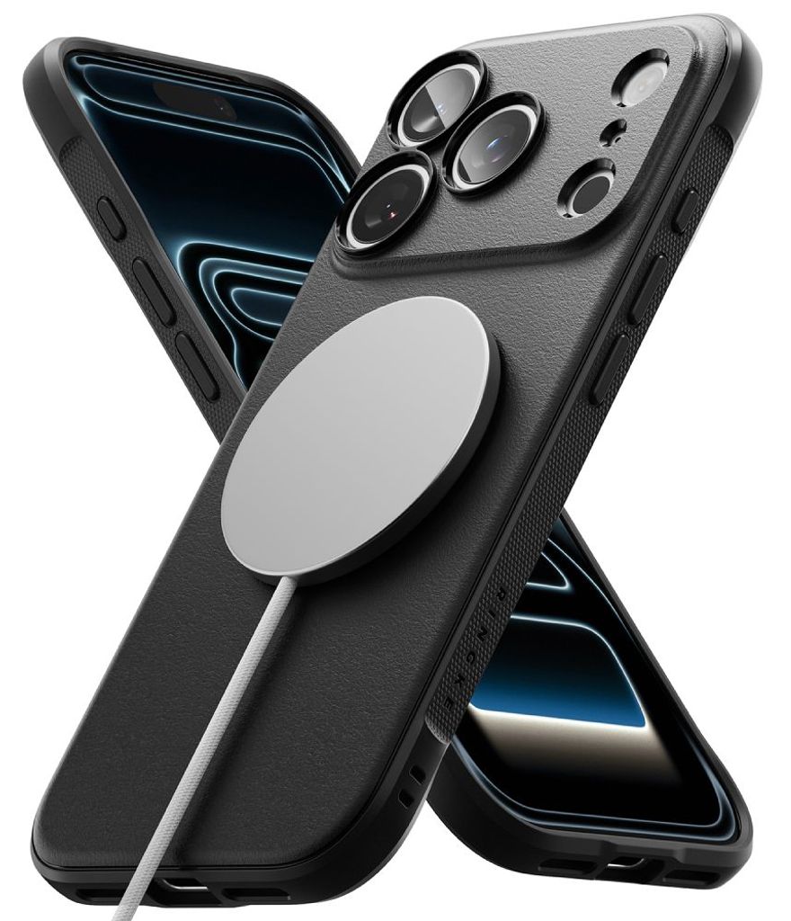 Ringke Onyx MagSafe Cover til iPhone 18 Pro / 17 Pro - Sort
