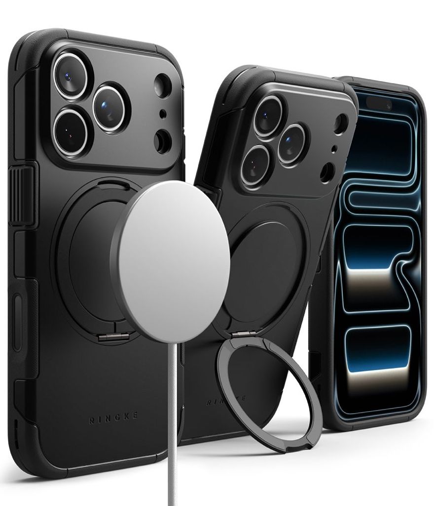 Ringke Alles MagSafe Cover til iPhone 18 Pro / 17 Pro - Sort