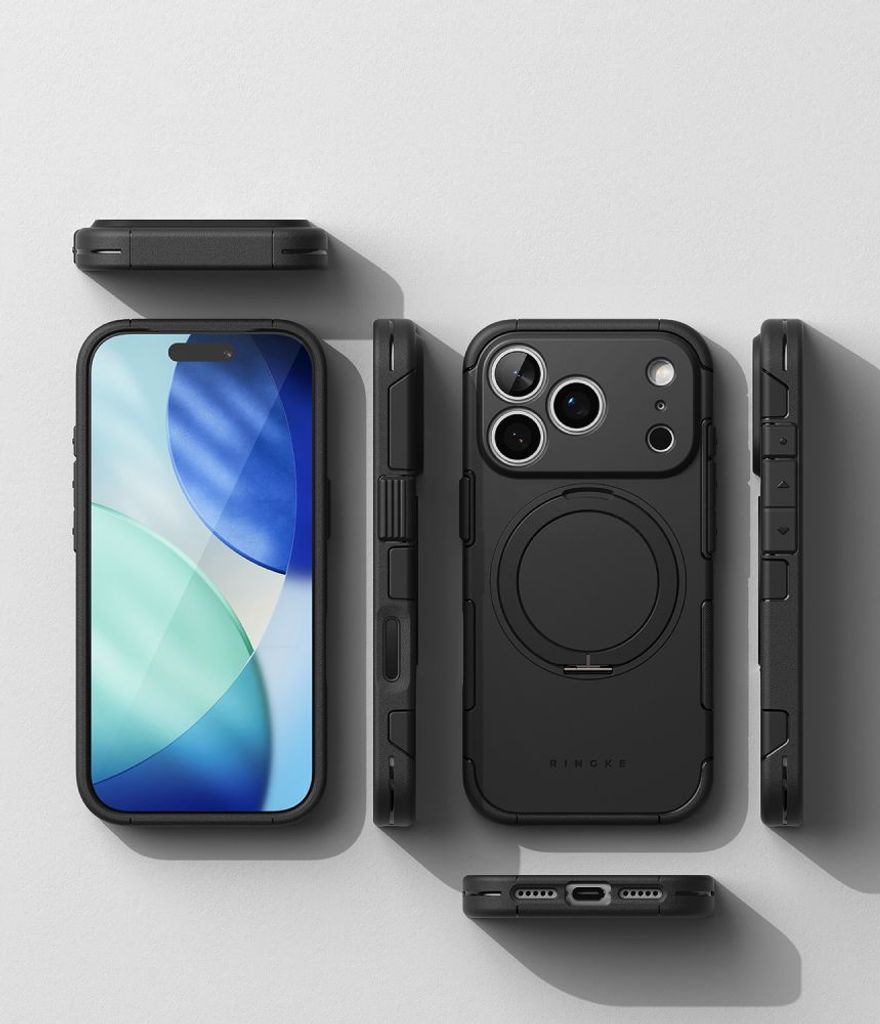 Ringke Alles MagSafe Cover til iPhone 18 Pro / 17 Pro - Sort
