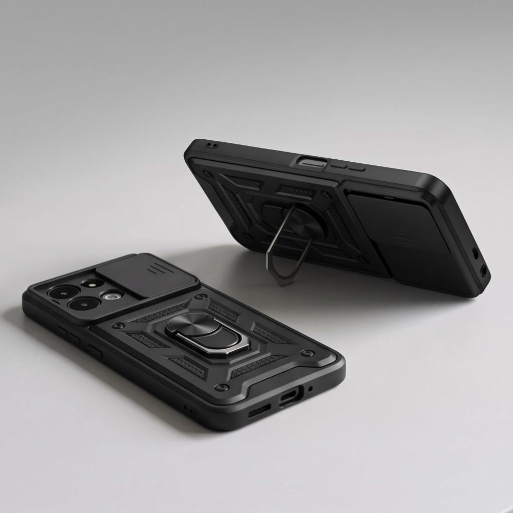 Tech-Protect CamShield Pro -kuori till Xiaomi Redmi 17 - Musta