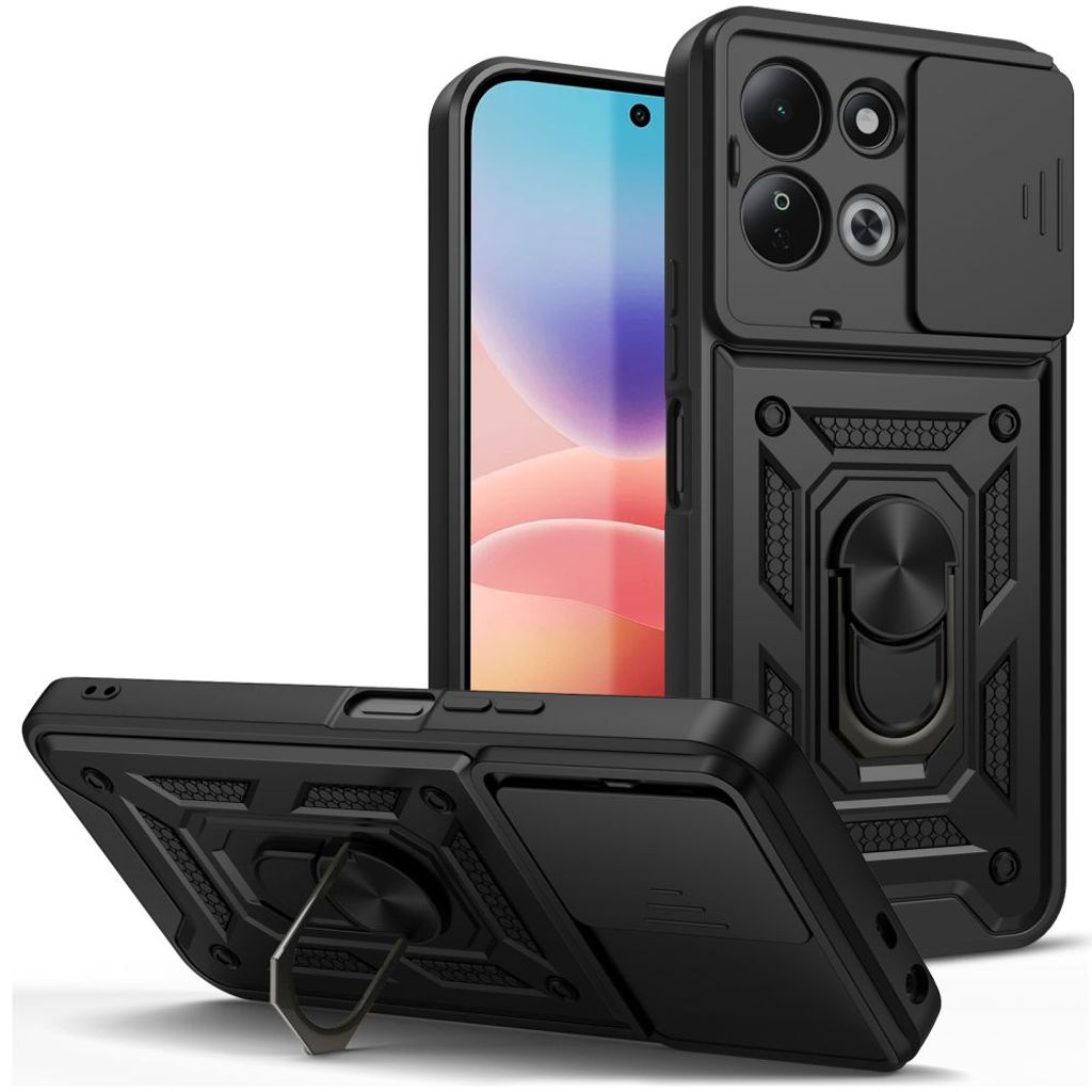 Tech-Protect CamShield Pro -kuori till Xiaomi Redmi 17 - Musta