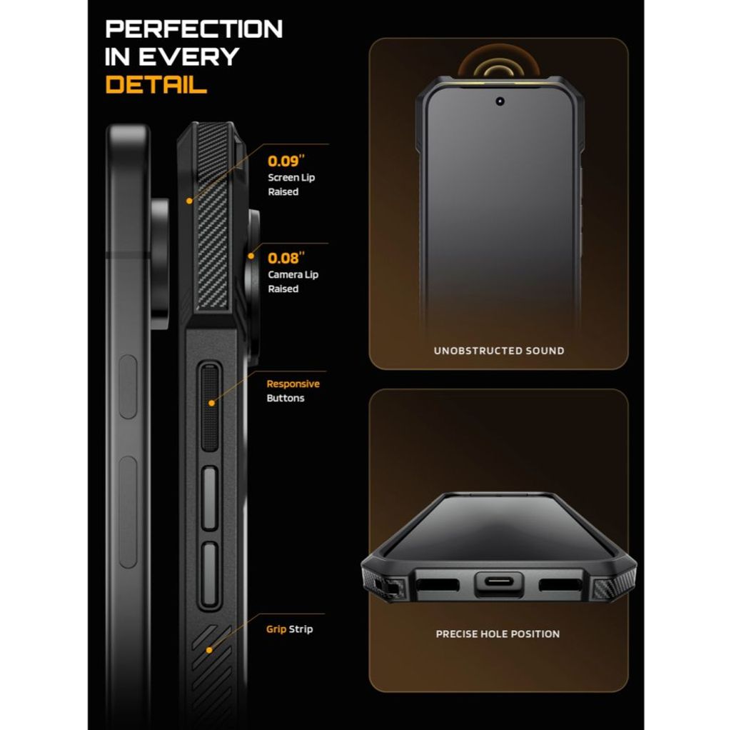 Supcase UB Grip Mag MagSafe Cover till Google Pixel 11 Pro XL - Sort