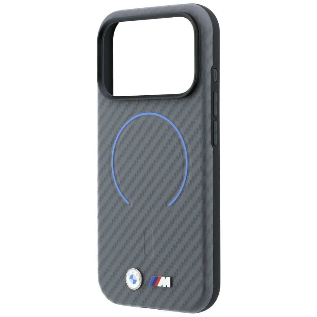 BMW Carbon MagSafe -kuori till iPhone 18 Pro Max/17 Pro Max - Harmaa