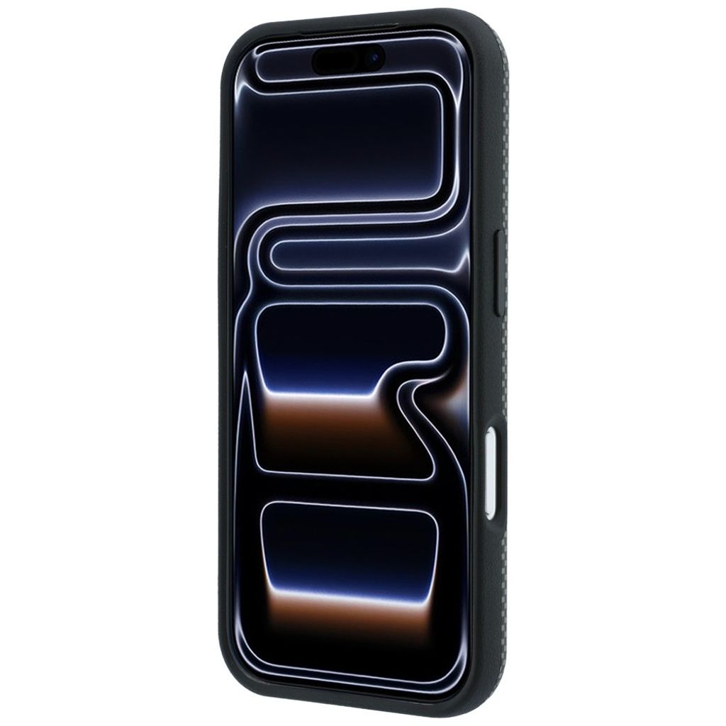 BMW M Quadrille Kevlar Tricolor Lines MagSafe -kuori till iPhone 18 Pro/17 Pro - Harmaa