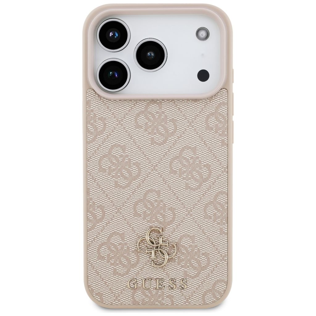 Guess 4G Small Classic Logo MagSafe -kuori till iPhone 18 Pro/17 Pro - Vaaleanpunainen