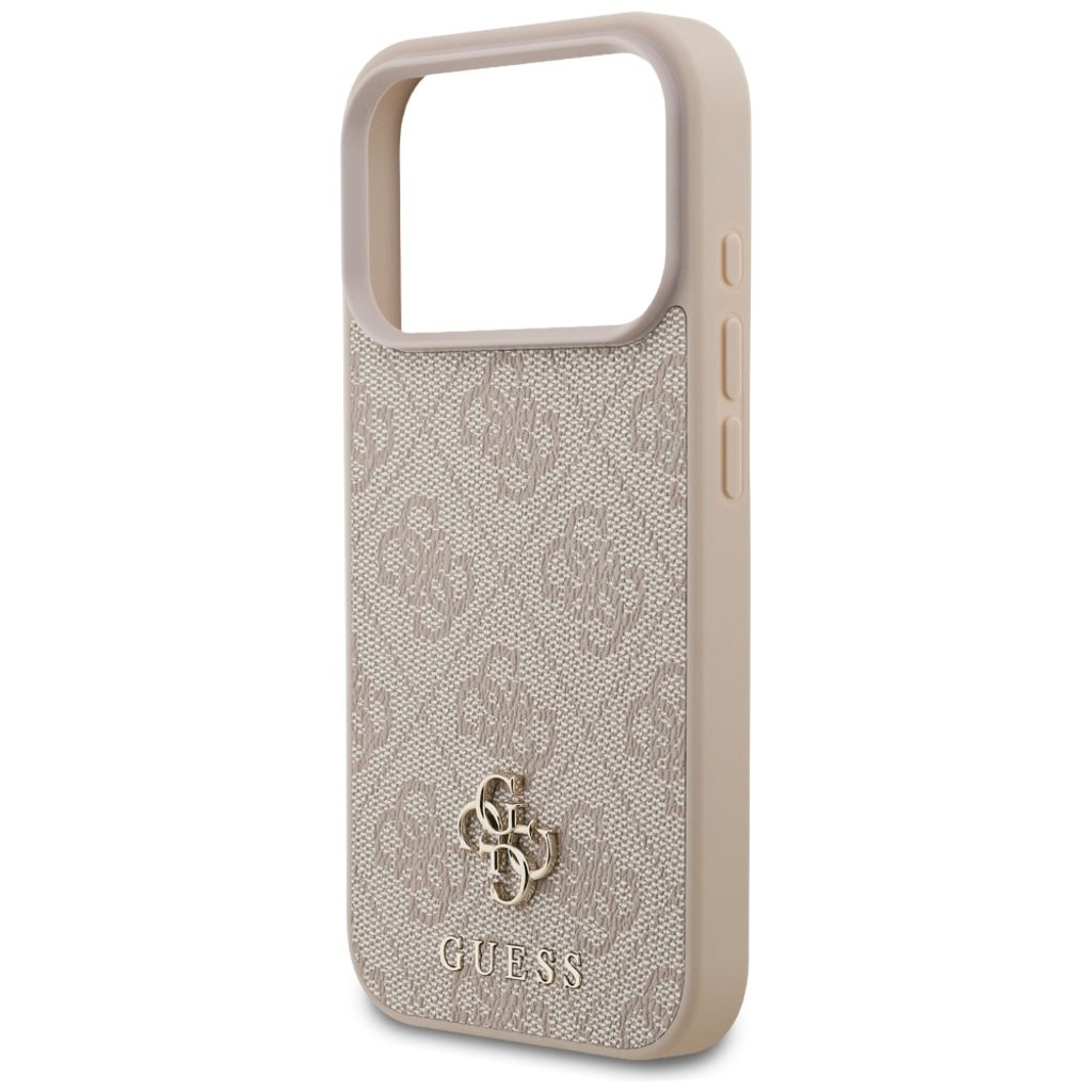 Guess 4G Small Classic Logo MagSafe -kuori till iPhone 18 Pro/17 Pro - Vaaleanpunainen