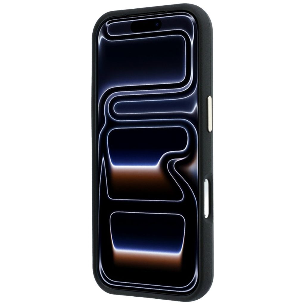 Guess Smooth & Big Strass Logo -kuori till iPhone 18 Pro/17 Pro - Musta