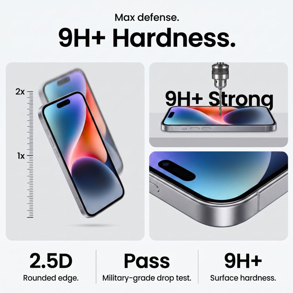 Tech-Protect OneTouch Set+ Skärmskydd 2-pack till iPhone 18 Pro/17 Pro