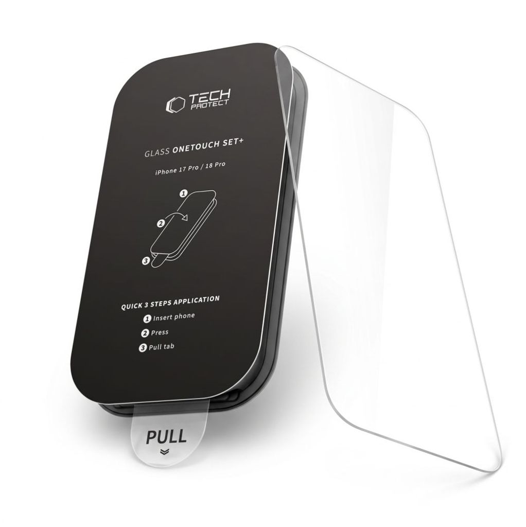 Tech-Protect OneTouch Set+ Skärmskydd 2-pack till iPhone 18 Pro Max/17 Pro Max
