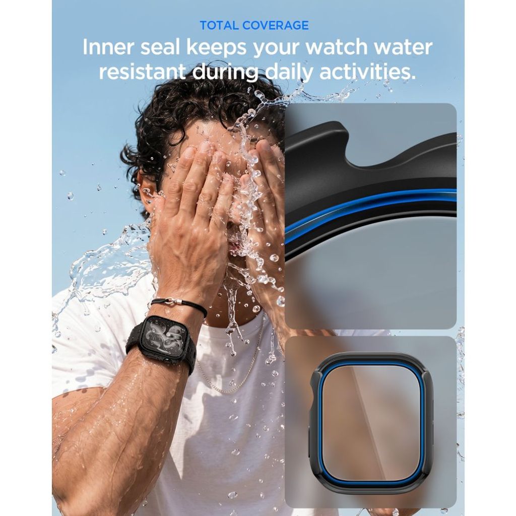 Spigen Thin Fit 360 kuori Apple Watch 42mm - Musta