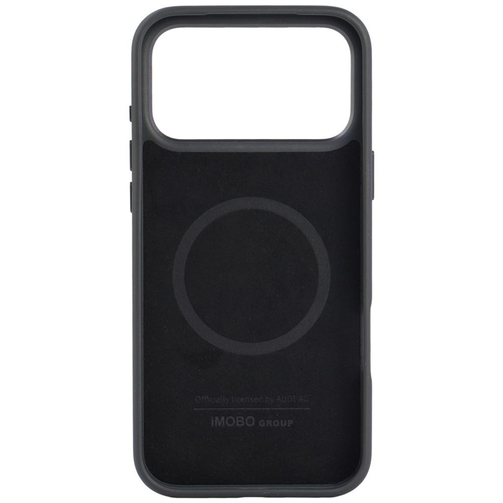 Audi TT Synthetic Leather MagSafe -kuori till iPhone 18 Pro Max/17 Pro Max - Musta