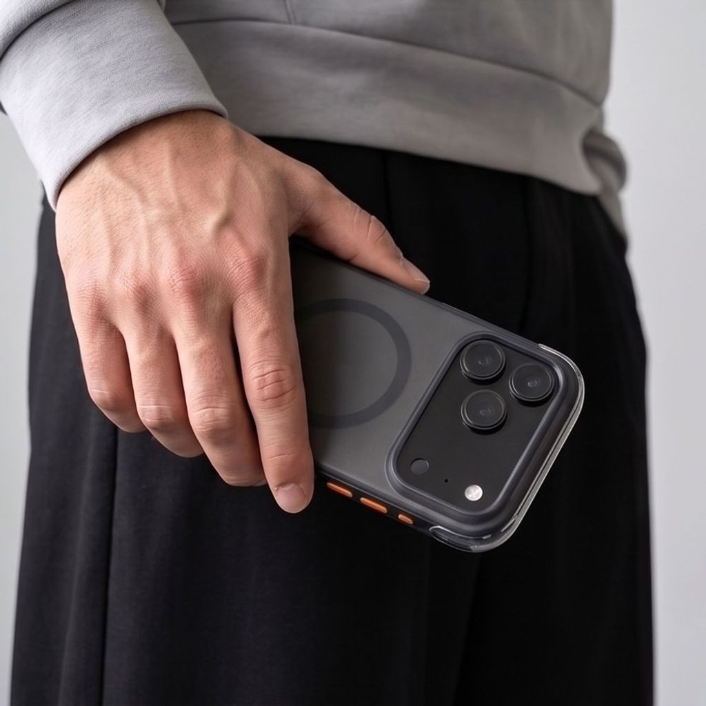 Tech-Protect MagAir MagSafe CC -kuori till iPhone 18 Pro/17 Pro - Musta