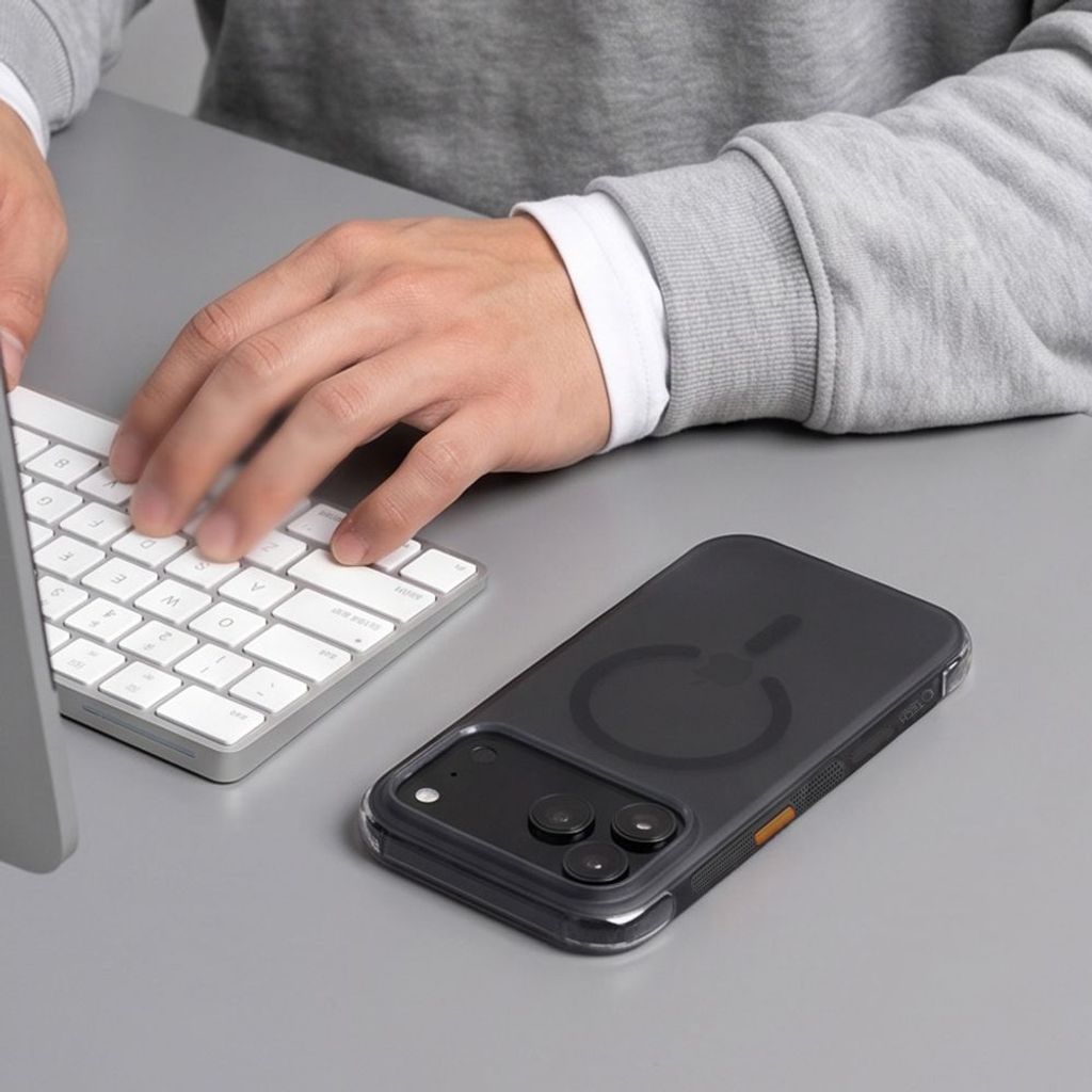 Tech-Protect MagAir MagSafe CC -kuori till iPhone 18 Pro/17 Pro - Musta