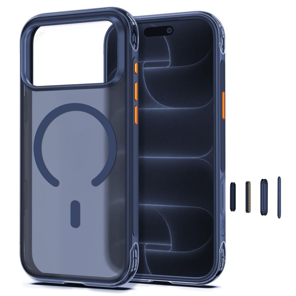 Tech-Protect MagAir MagSafe CC -kuori till iPhone 18 Pro Max/17 Pro Max - Tummansininen
