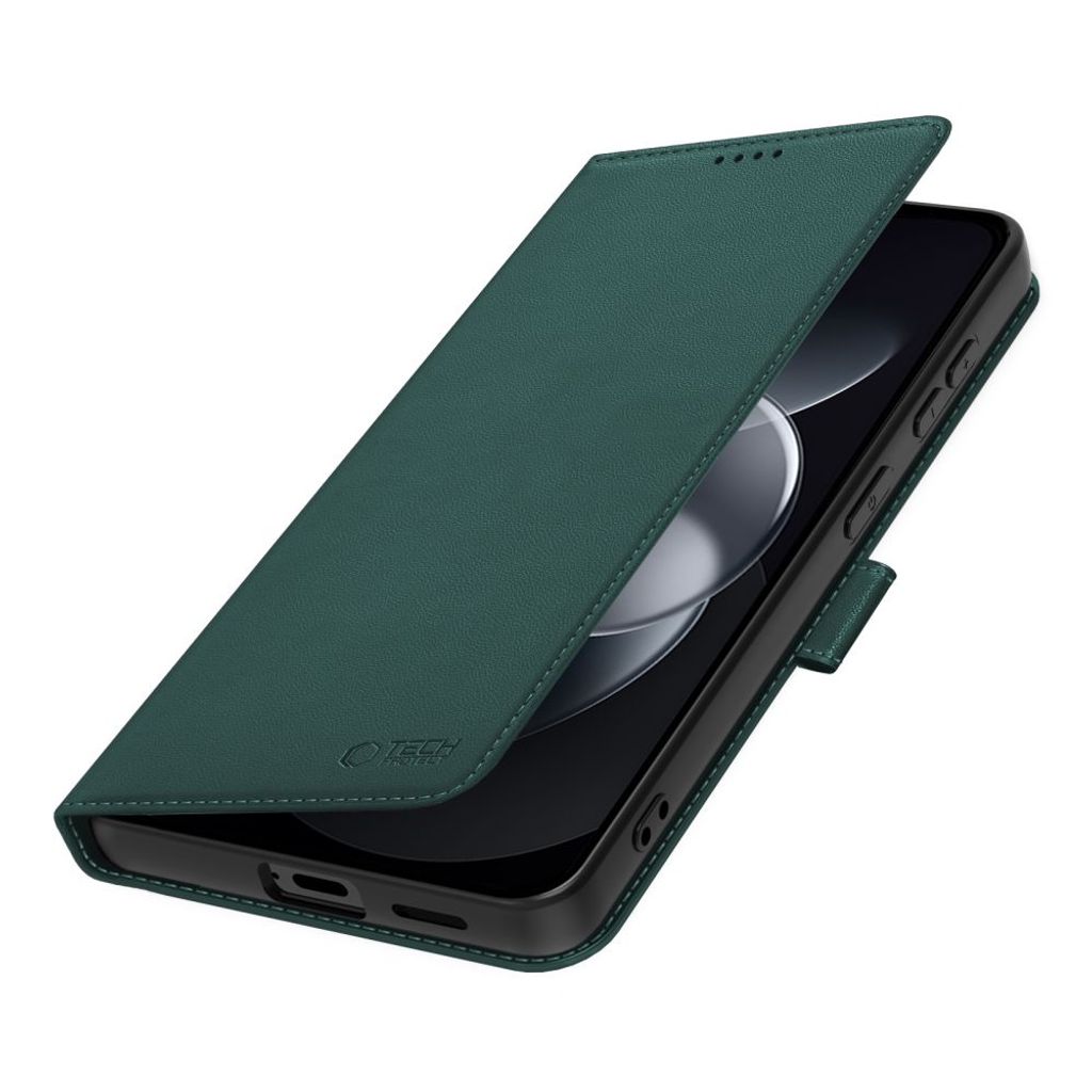 Tech-Protect Wallet -kotelo till Xiaomi Redmi Note 17 Pro Max 5G - Vihreä