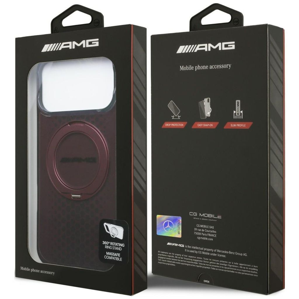 Mercedes Urban Line MagSafe -kuori till iPhone 18 Pro Max/17 Pro Max - Burgundi
