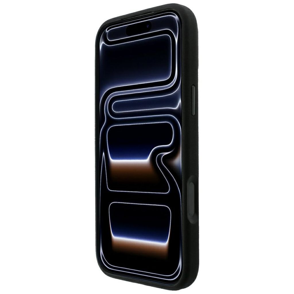 BMW Kevlar Metal Logo MagSafe -kuori till iPhone 18 Pro Max/17 Pro Max - Musta