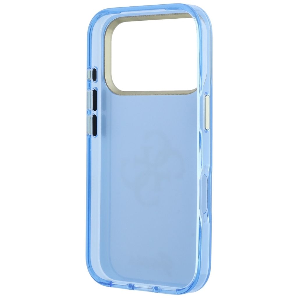 Guess 4G Script Metal -kuori till iPhone 18 Pro Max/17 Pro Max - Vaaleansininen