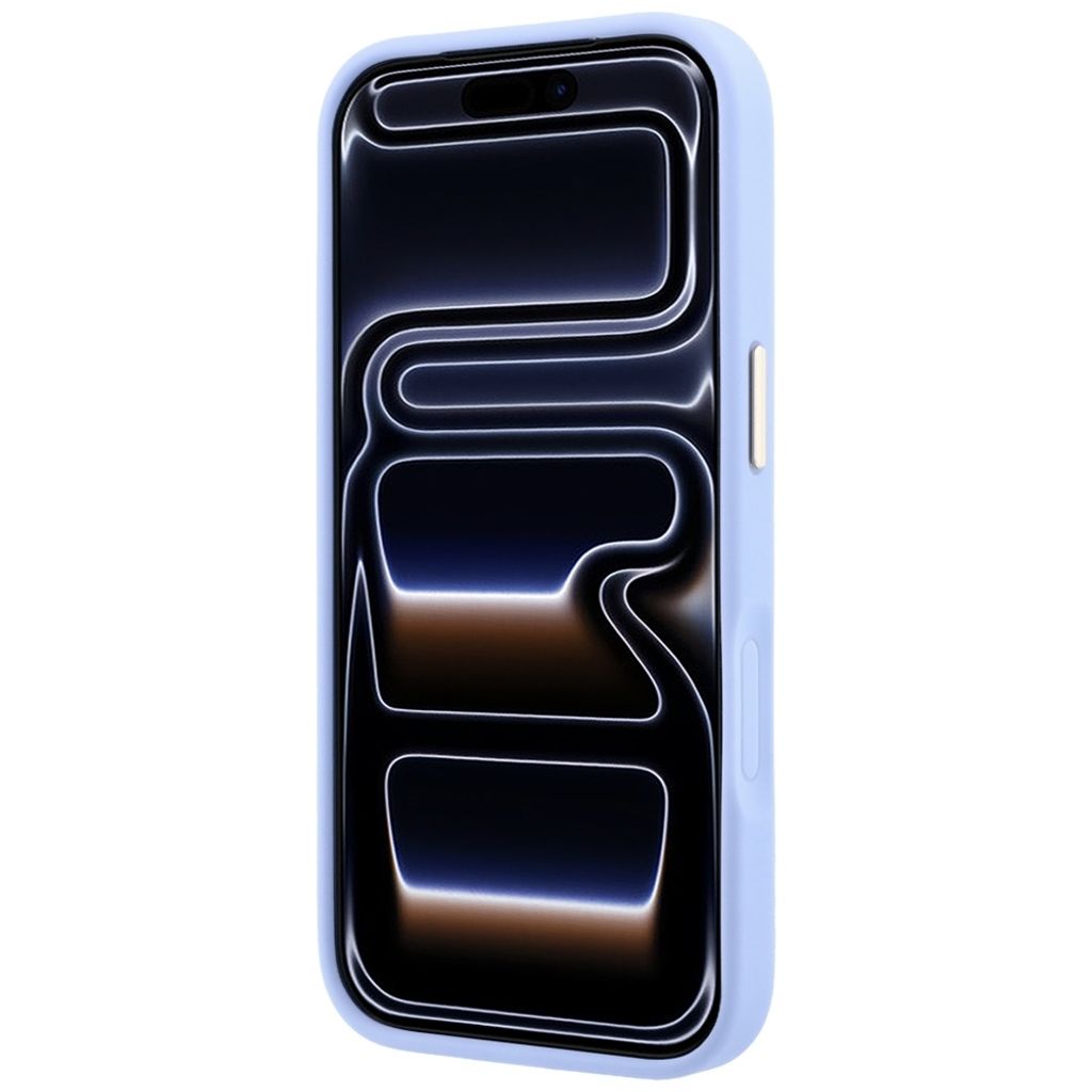 Guess Peony 4G Small Logo MagSafe -kuori till iPhone 18 Pro/17 Pro - Vaaleansininen