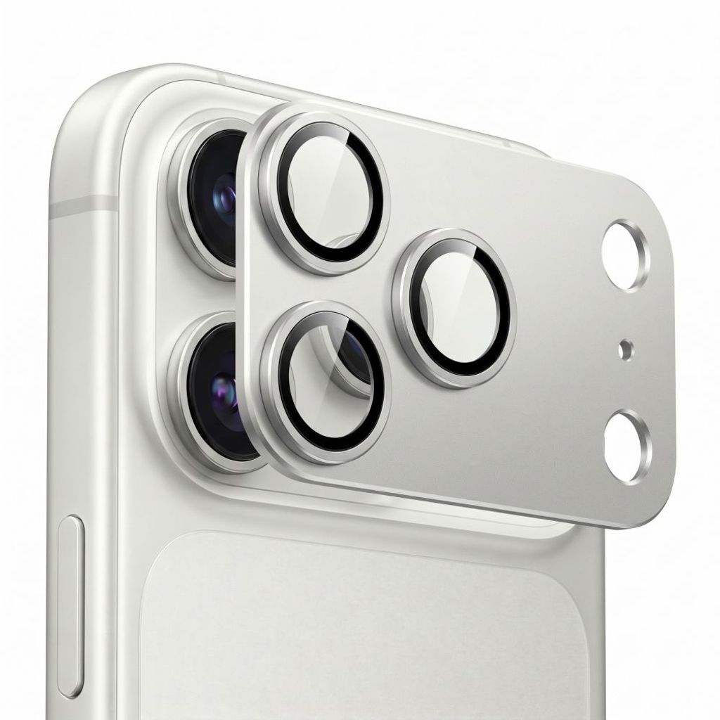 Tech-Protect Camfull Fit+ Linsebeskyttelse till iPhone 18 Pro Max - Sølv