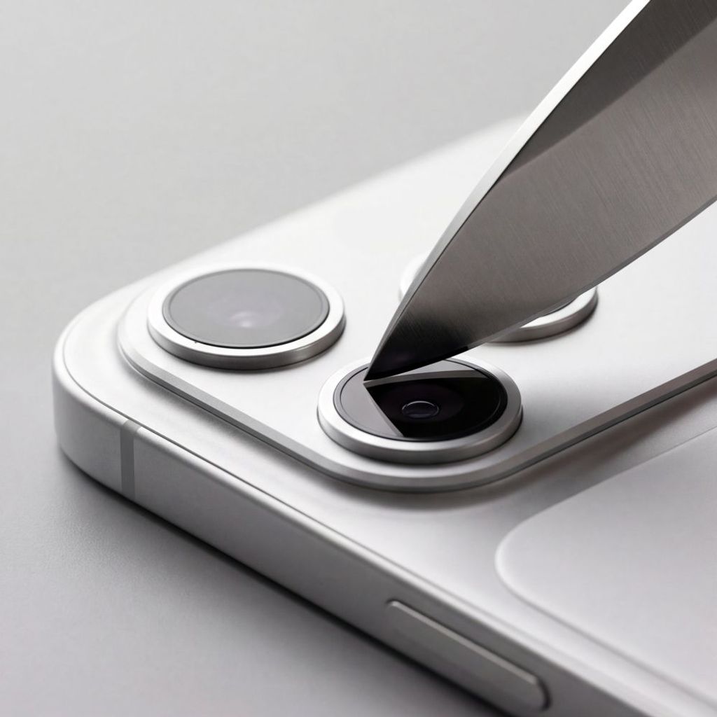 Tech-Protect Camfull Fit+ Linsebeskyttelse till iPhone 18 Pro Max - Sølv