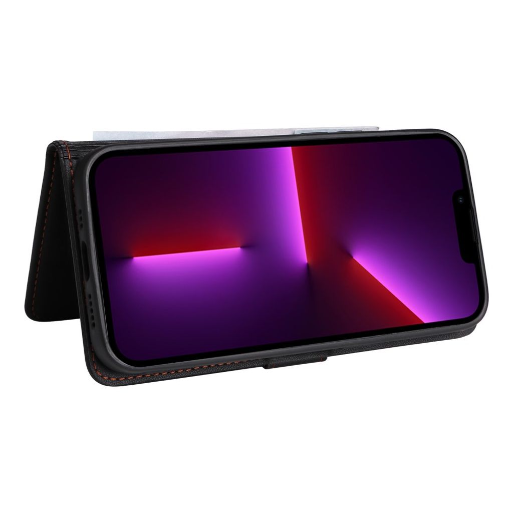 BETOPNICE iPhone 13 Pro Max 2-in-1 Wallet Cover RFID-estävä – Musta