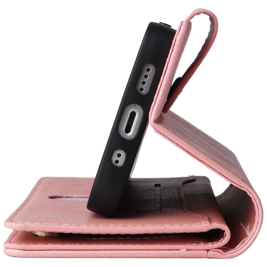 iPhone 12 Mini Cover with Stand - Rose gold
