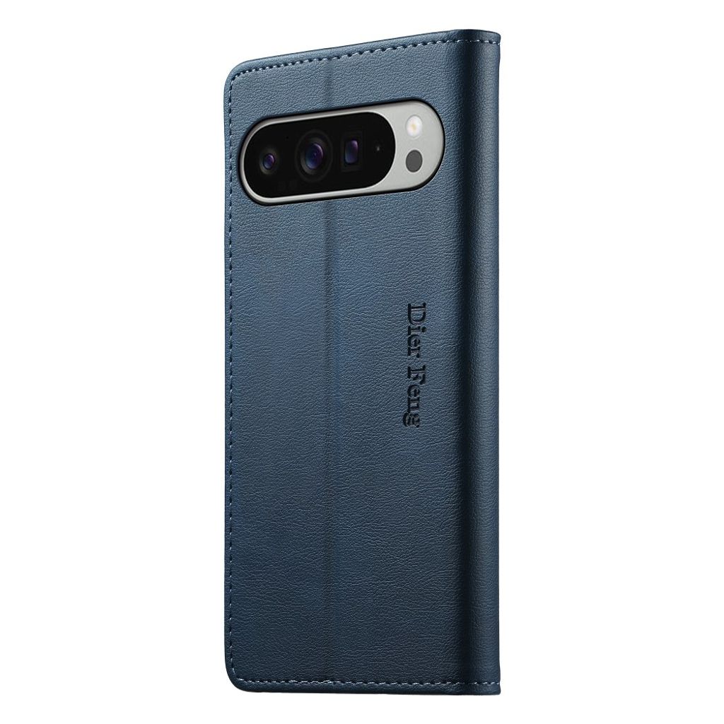 DIETFENG Google Pixel 11 Pro XL Plånboksfodral med RFID-blockering - Blå