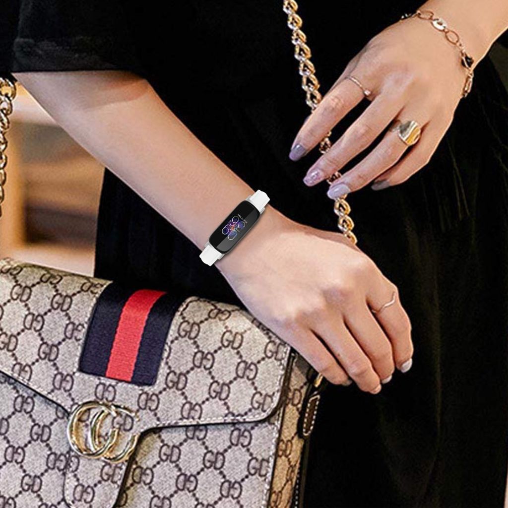 Fitbit Inspire 3 Klokkereim PU-skinn – Hvit