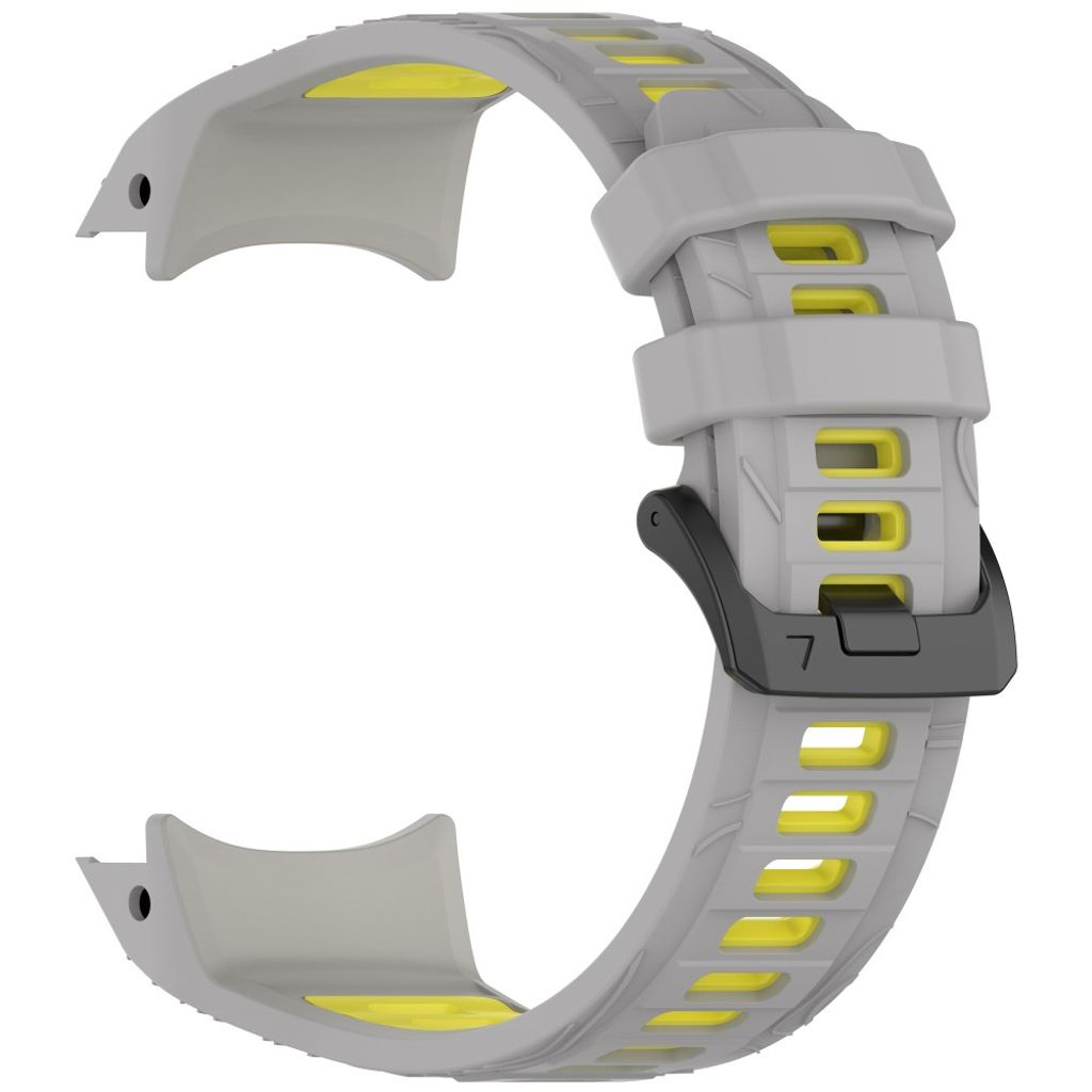 Garmin Instinct 3 50mm Watch Strap Silicone – Grey/Yellow