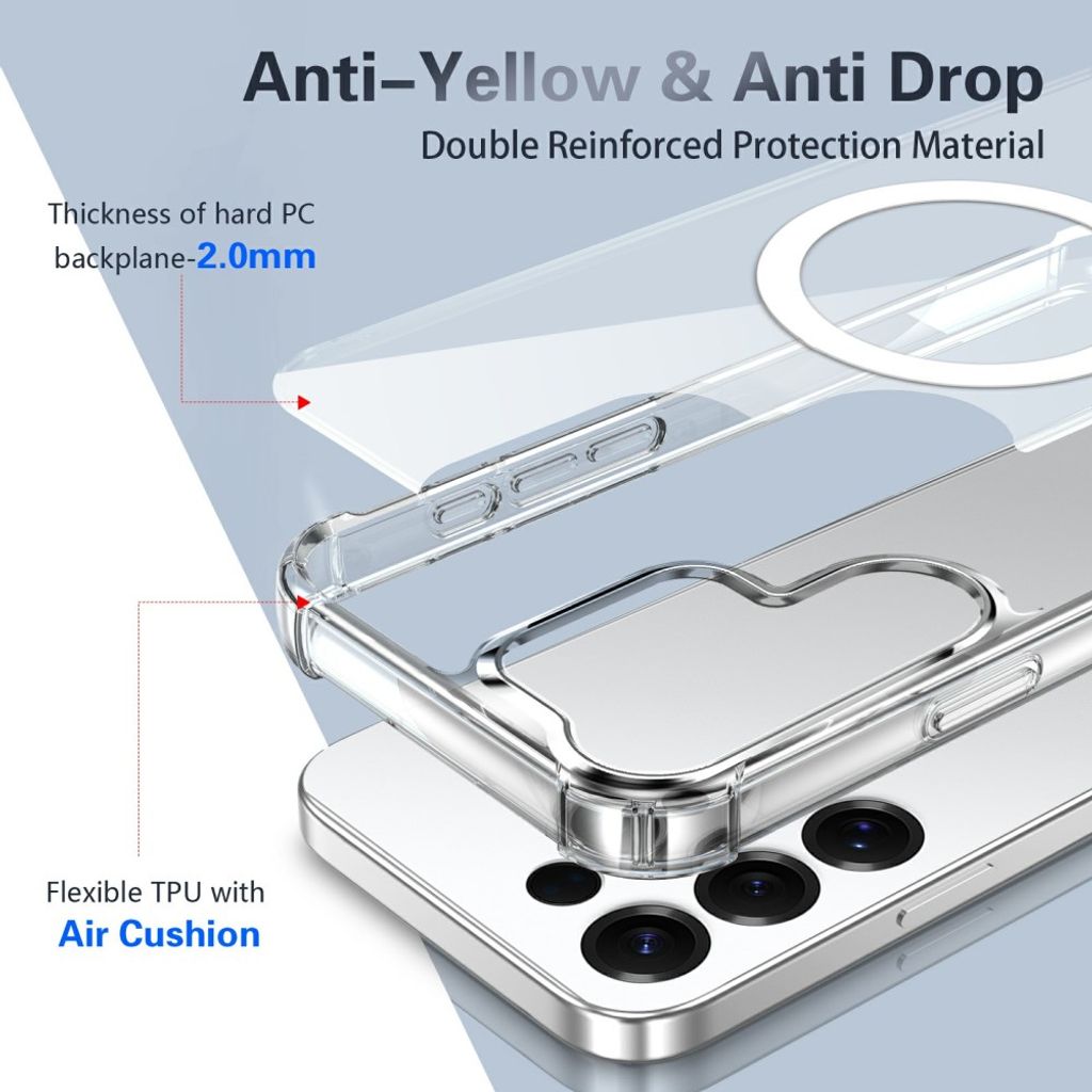 Samsung Galaxy S26 Ultra MagSafe-kompatibelt Skal - Transparent
