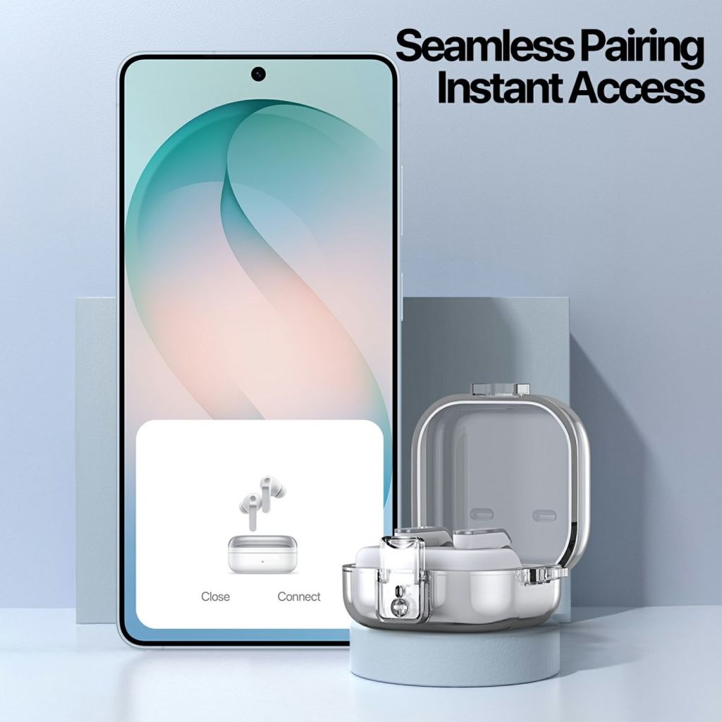 DUX DUCIS Samsung Galaxy Buds4/Buds4 Pro Kuori Karabiinilla – Musta