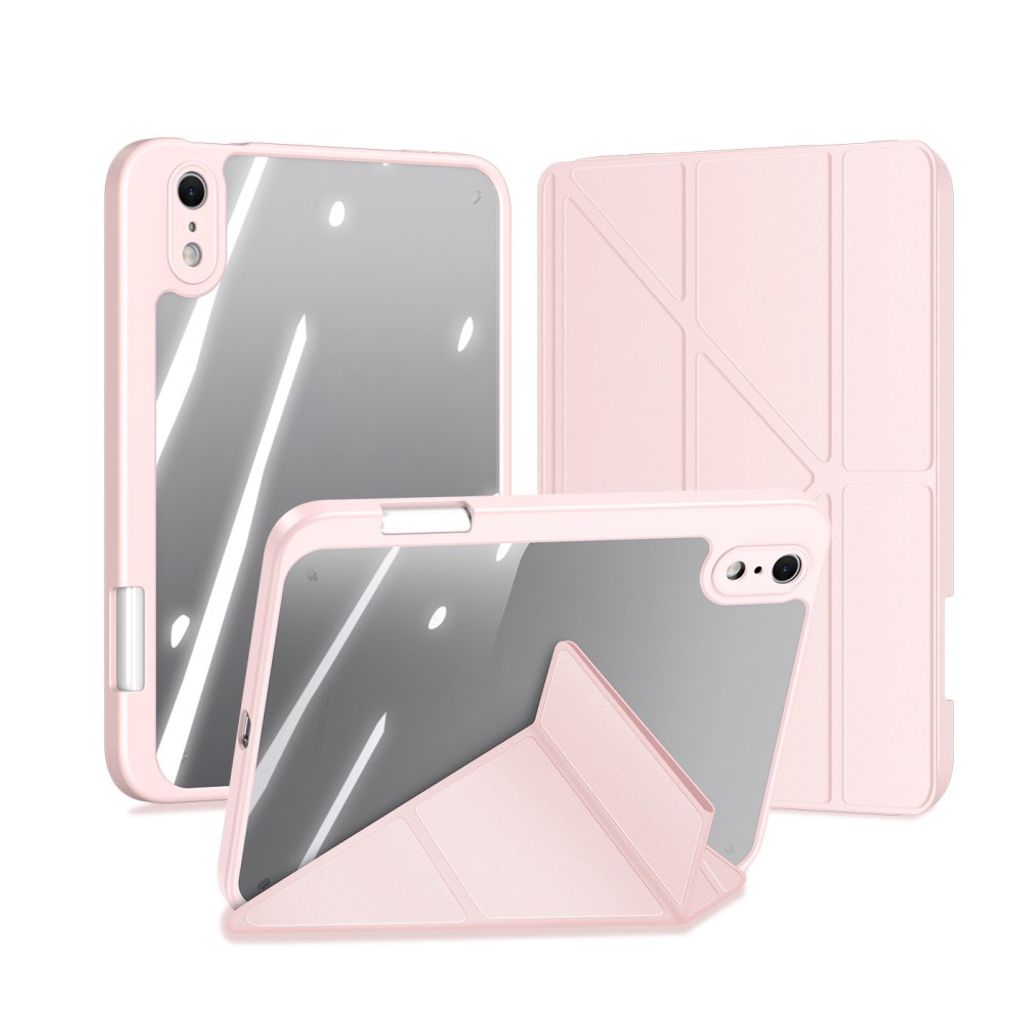DUX DUCIS iPad Mini (2026) Origami-kotelo - Vaaleanpunainen