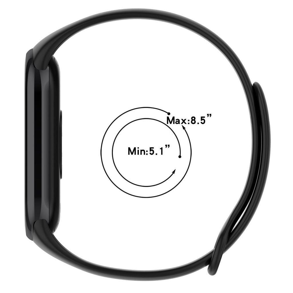 Xiaomi Smart Band 10 NFC jne. Kellonranneke, Silikoni - Valkoinen