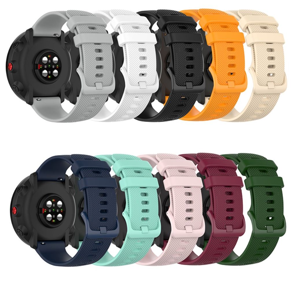 Samsung Gear S3 Classic/Frontier ja muut kellonrannekkeet silikoni – musta