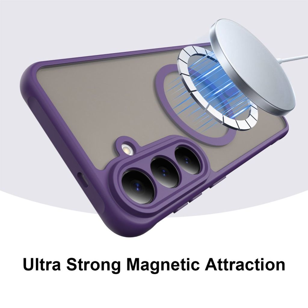 Samsung Galaxy S26 FE Magnetisk Cover Stødsikker - Lilla
